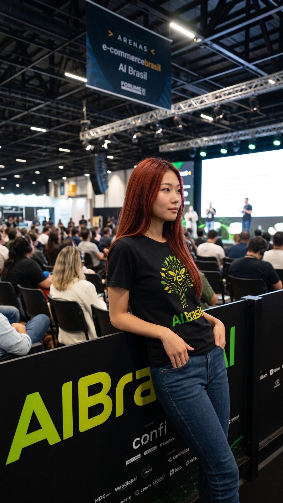 Lina Amai na arena AI Brasil do e-commerce Brasil